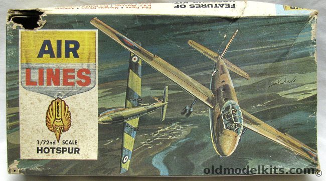 Air Lines 1/72 General Aircraft Ltd Hotspur II Glider, 7904 plastic model kit